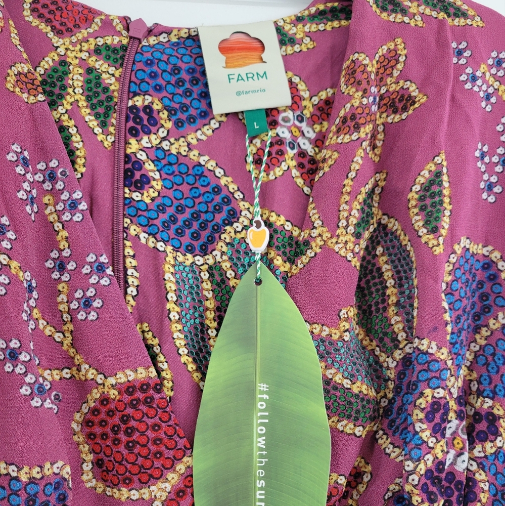 NWT Farm Rio Mini Dress - Picture 4 of 6